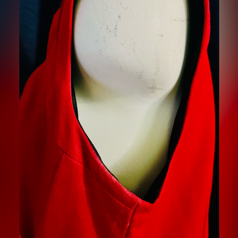 Calvin Klein Sleeveless Red Midi Dress - Picture 8 of 9